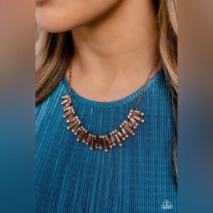 Sunburst Season Copper Necklace